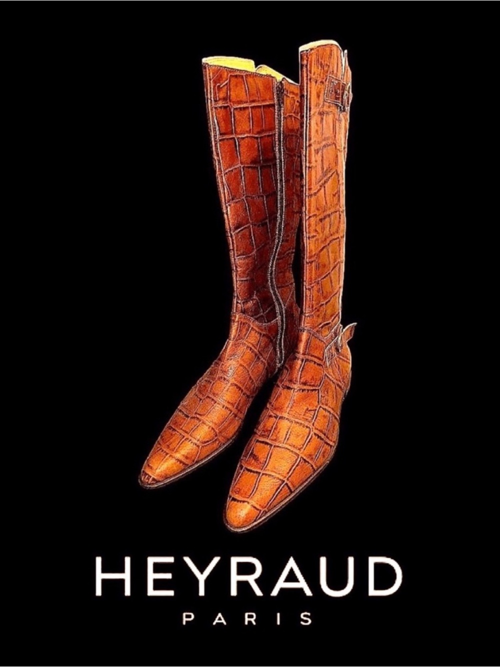 NEW Heyraud Paris Leather Boots